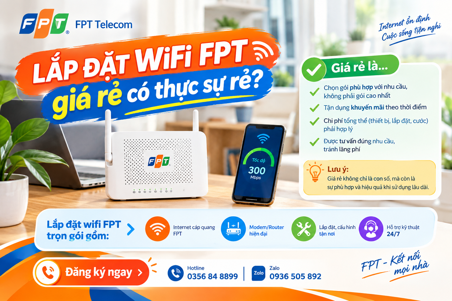 Chi phí lắp đặt wifi FPT bao nhiêu tiền 1 tháng 2 Lắp đặt wifi FPT giá rẻ có thực sự rẻ?