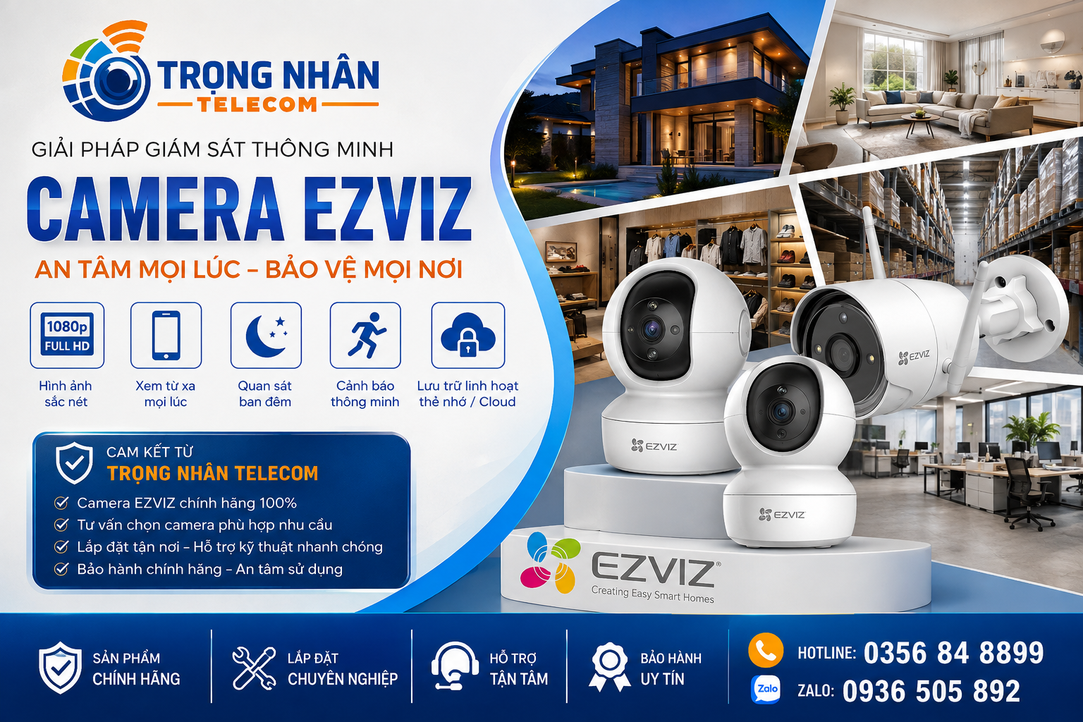 💎Tự lắp camera EZVIZ tại nhà