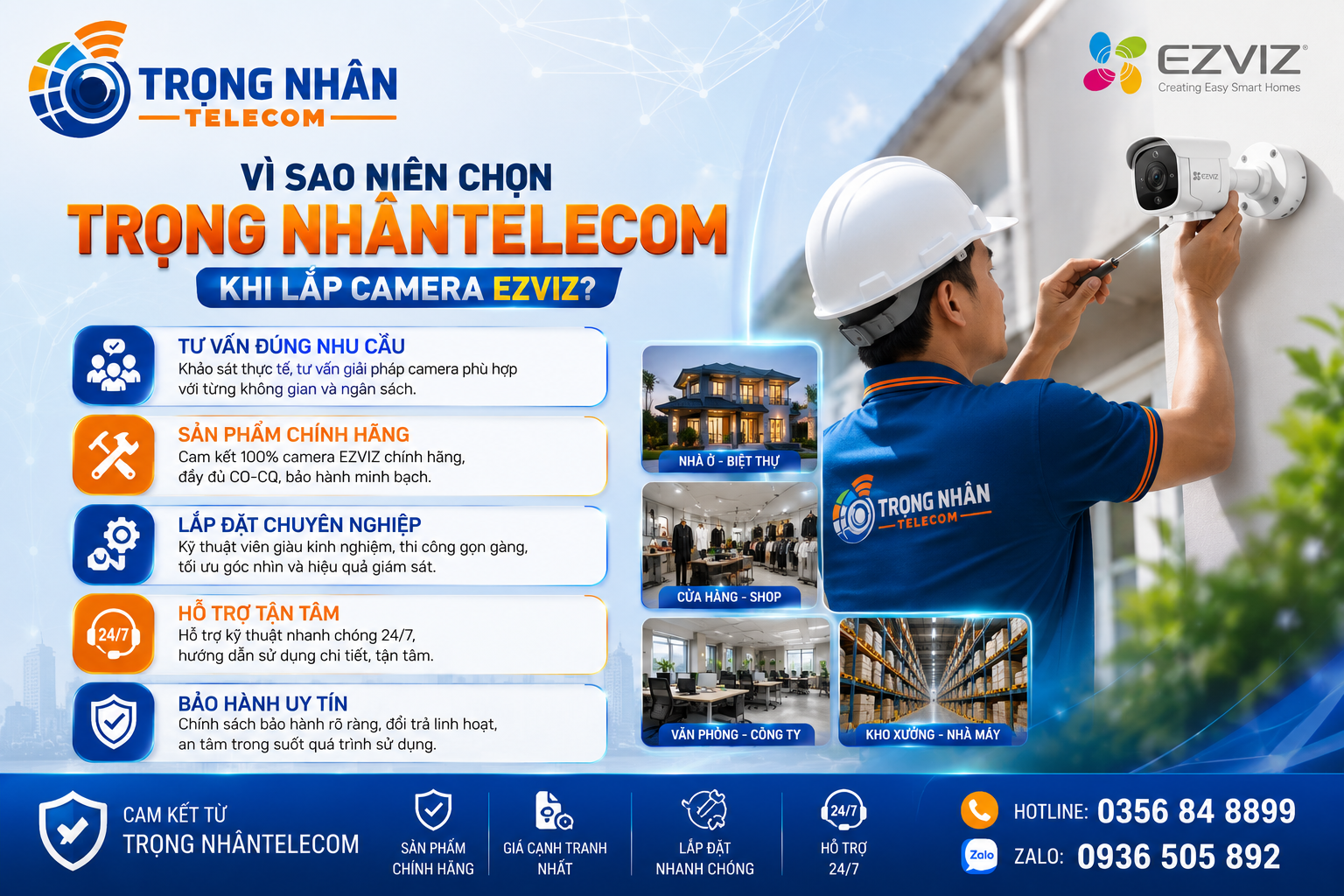 camera EZVIZ chuyên nghiệp