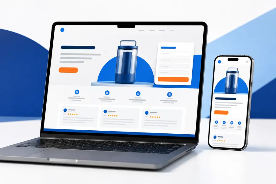 Thiết kế landing page responsive